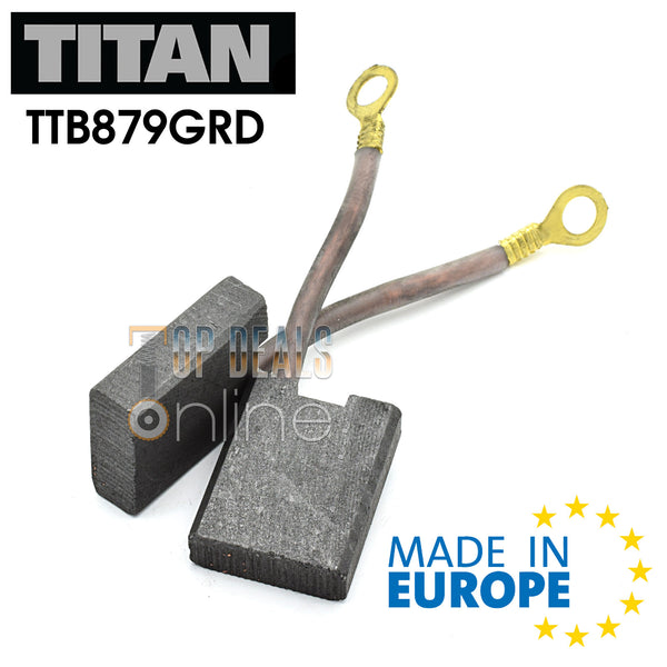 Carbon Brushes for Titan TTB879GRD 9" Angle Grinder 2000w (2023 Version)