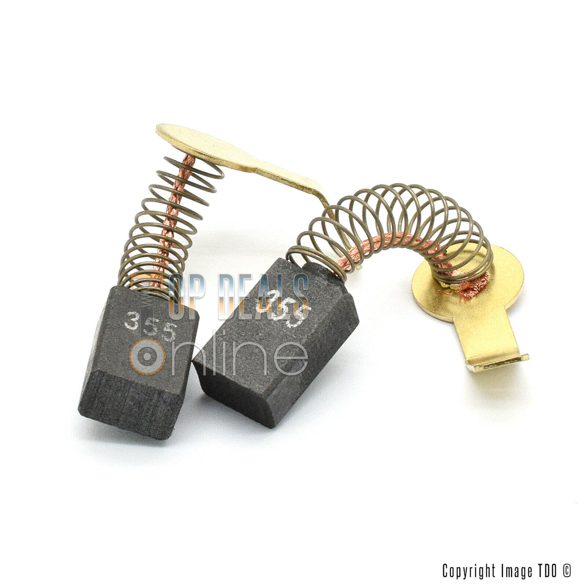 Vhbw 2x Spazzola Carbone 19 X 11 X 5 Mm Compatibile Con Dolmar ES-151 - Foto 3