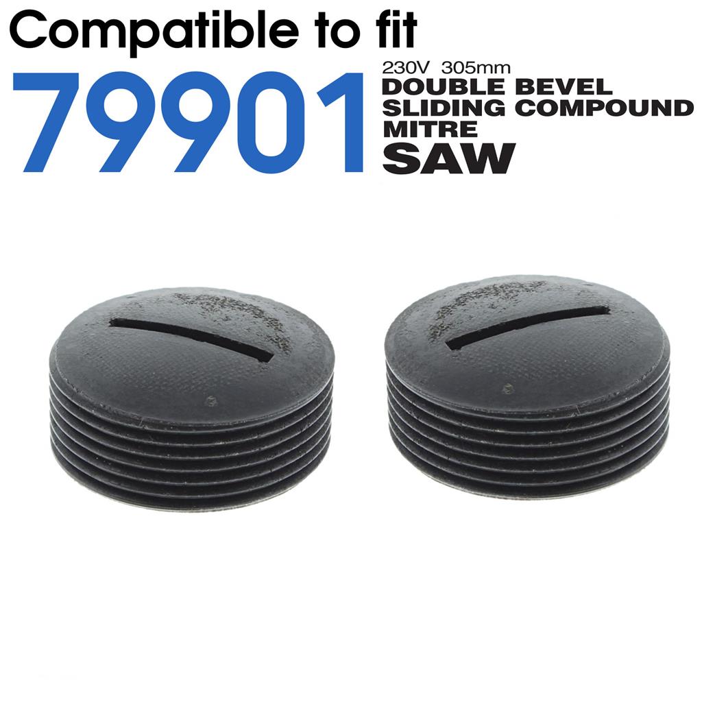 Draper Expert 79901 Carbon Brush Caps (1 Pair) 305mm Double Bevel Slid