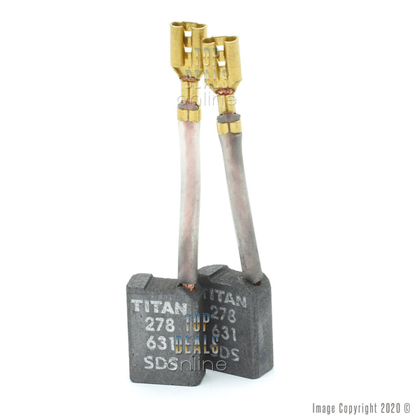 Carbon Brushes for TITAN TTB278SDS and TTB631SDS+ Hammer Drill