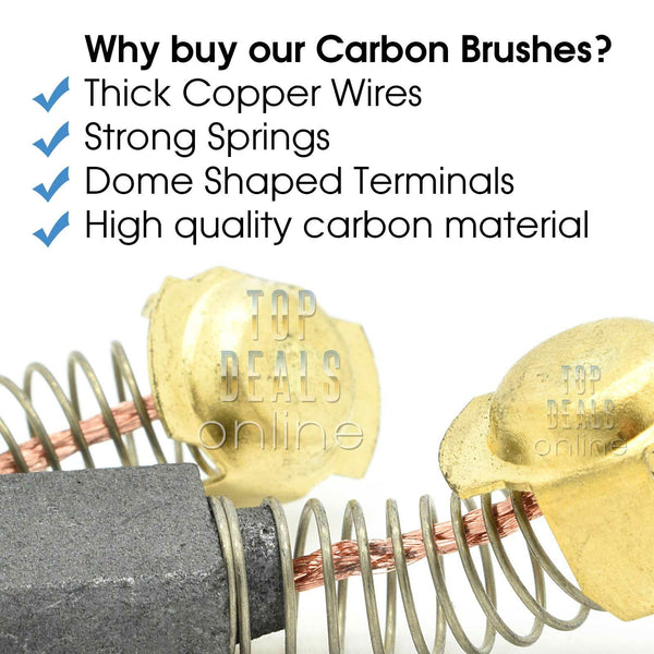 Carbon Brushes for Dewalt DWP849X Sander Polisher N103593