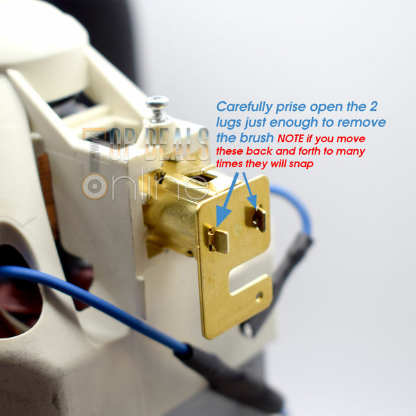 Original Titan TTCS2400 Chainsaw Carbon Brushes 45cm 240v 2400w