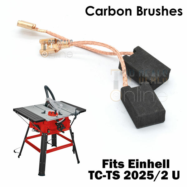 Carbon Brushes for Einhell TC-TS 2025/2 U TC-TS 2025/1 Table Saw Ozito TSF-1211U