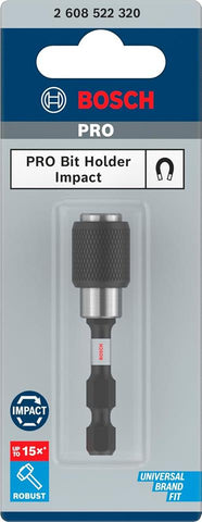 Bosch Quick Release Screwdriver Magnetic Bit Holder 60mm Pro Impact Control