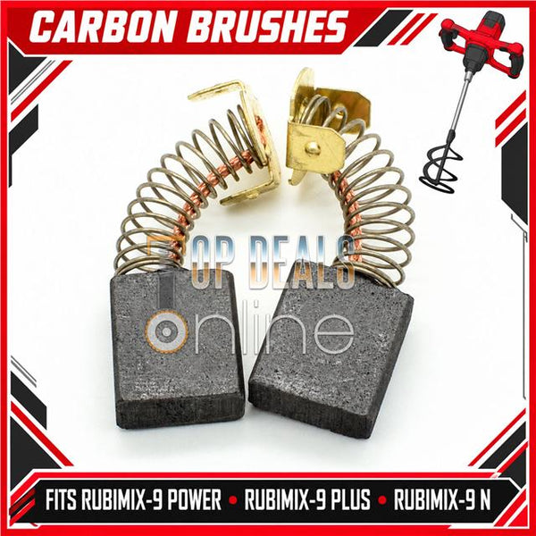 Carbon Brushes for Rubi Rubimix-9 N Rubimix-9 Plus Power Rubimix-9 Supertorque