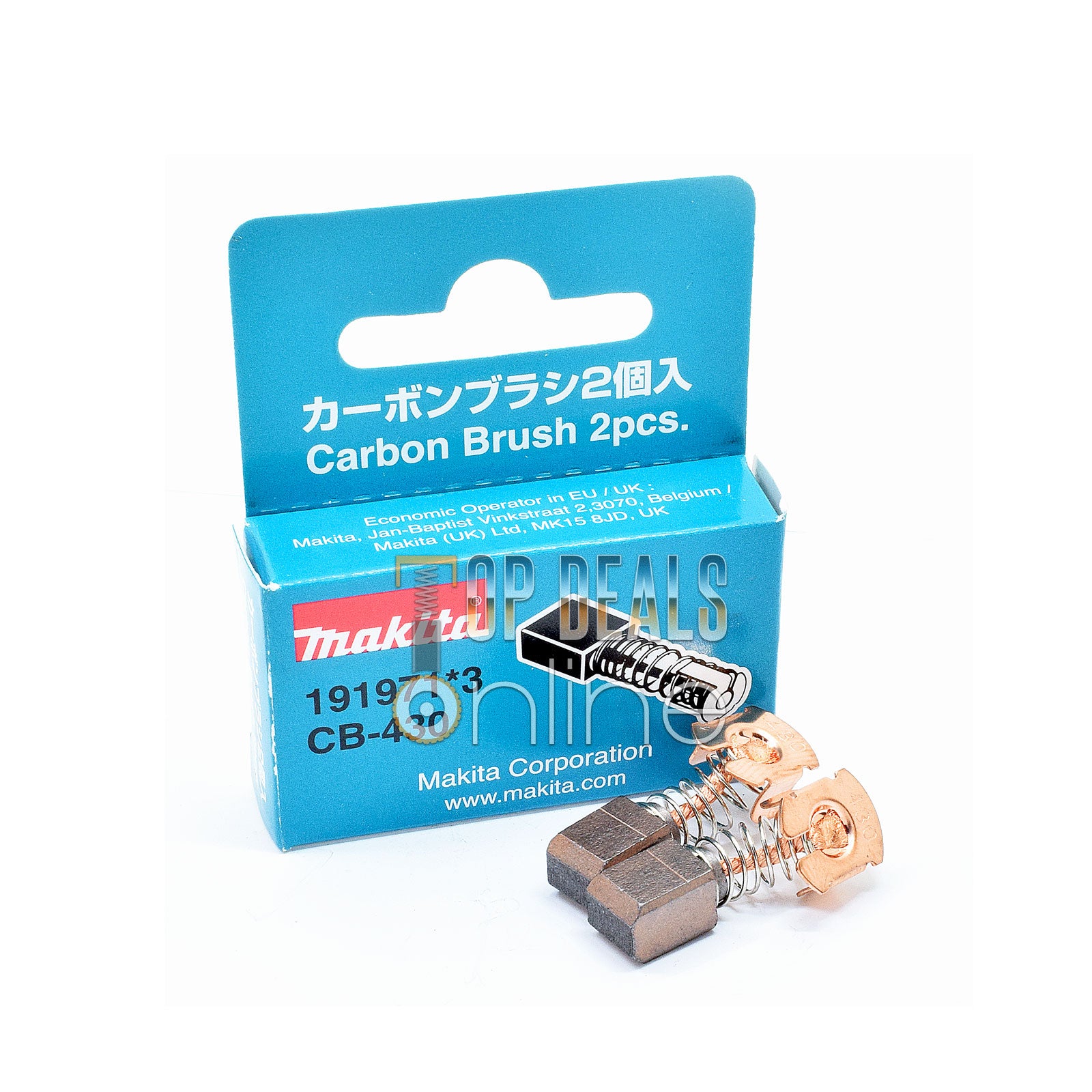Genuine Makita CB430 Carbon Brushes BGA450 BGA452 DGA452 DJV140 DJV180