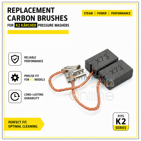 Carbon Brushes for Karcher K2 Pressure Washer Motors K2.360M - Read Description