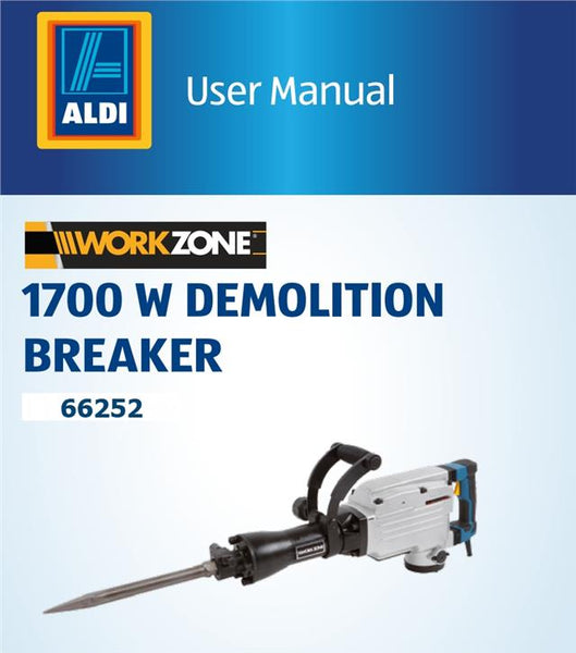 Carbon Brushes for Aldi Workzone 66252 Demolition Breaker Hammer 1700w 230v
