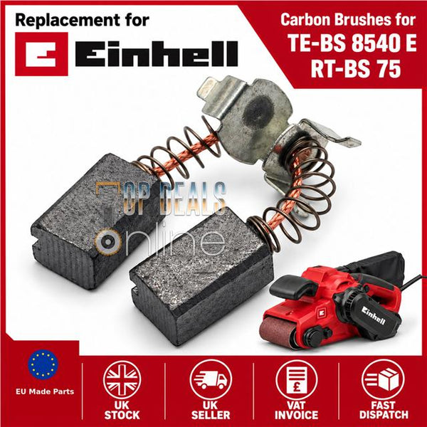 Carbon Brushes for Einhell TE-BS 8540 E RT-BS 75 OZITO BSV-9000 Belt Sander