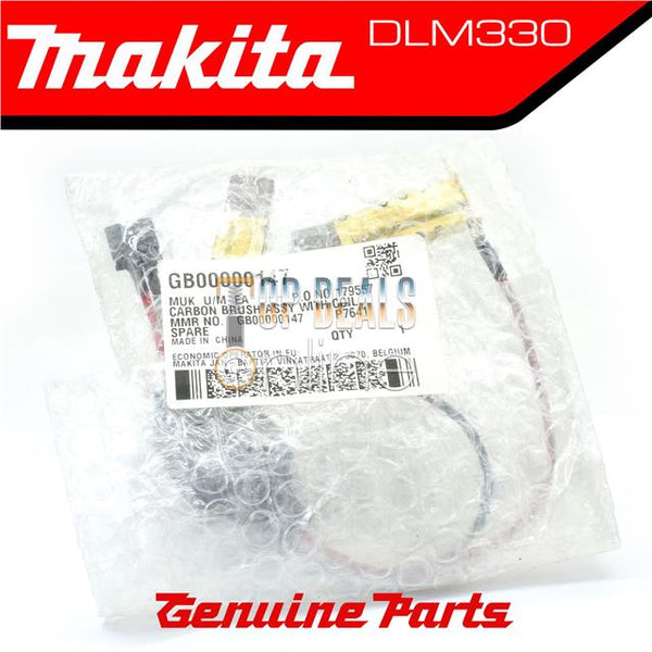 Genuine Makita DLM330 DLM330Z Carbon Brushes for 18v LXT Cordless Lawnmower