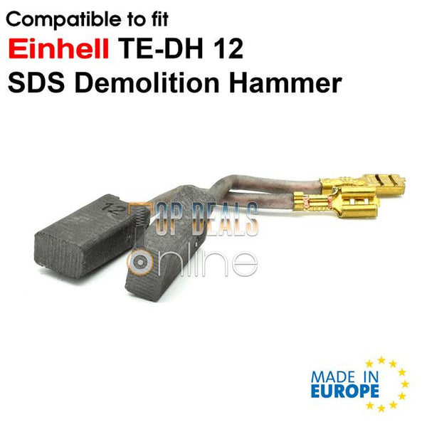 Carbon Brushes for Einhell TE-DH 12 SDS-Max Demolition Hammer Drill