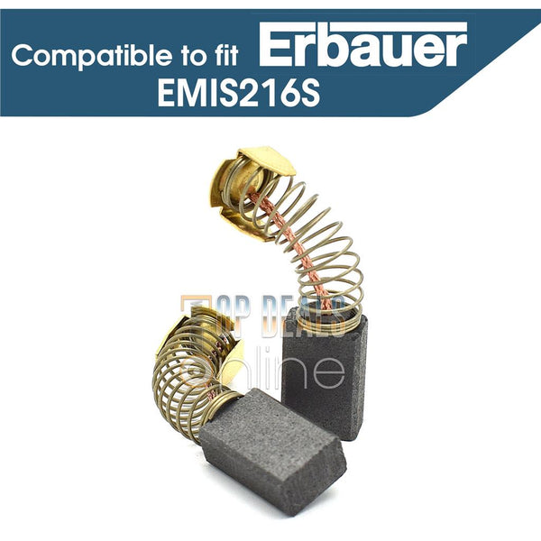 Carbon Brushes for ERBAUER EMIS216S 216mm Double-Bevel Sliding Mitre Saw
