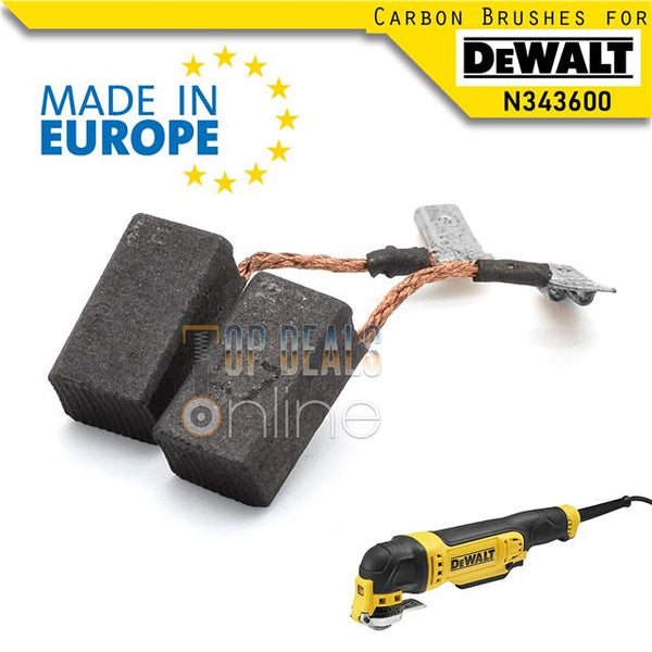 DeWalt Carbon Brushes for DWE315 DWE314 Oscillating Multi Tool N343600 EU MADE