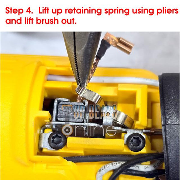 Dewalt DWE4036 Carbon Brushes for DWE750T DWE751S DWE750S Angle Grinders