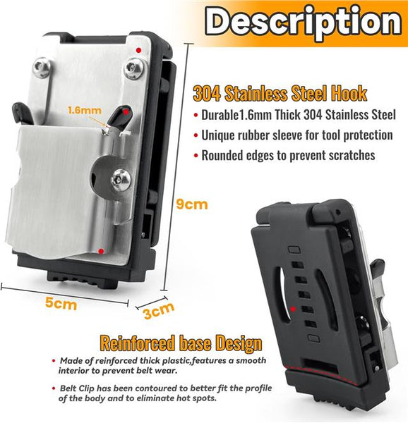 Makita Dewalt Drill Holster Belt Clip on Tool Belt for Cordless Power Tools