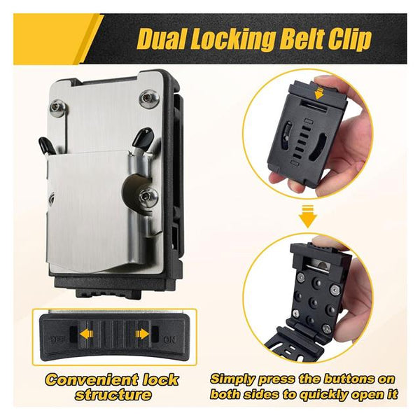 Makita Dewalt Drill Holster Belt Clip on Tool Belt for Cordless Power Tools