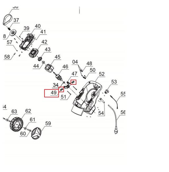 Carbon Brushes for Einhell GC-KS 2540 Electric Shredder MH 2540 GH 2540 RSH-2535