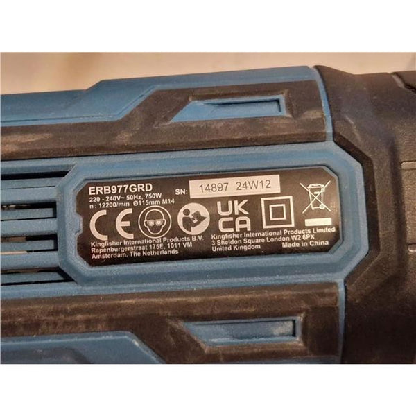 Erbauer ERB977GRD Carbon Brushes for Angle Grinder 115mm 750W 240V