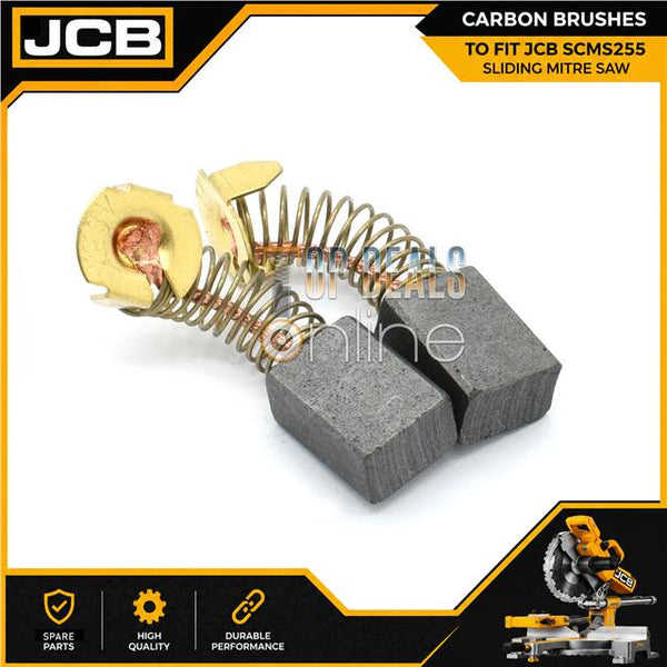 Carbon brushes for JCB SCMS255 255mm Sliding Compound Mitre Saw 1600w 240v