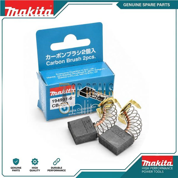 GENUINE Makita 2414B 2414NB Carbon Brushes 3612 3612C 5103R 5143R 5903R CB203