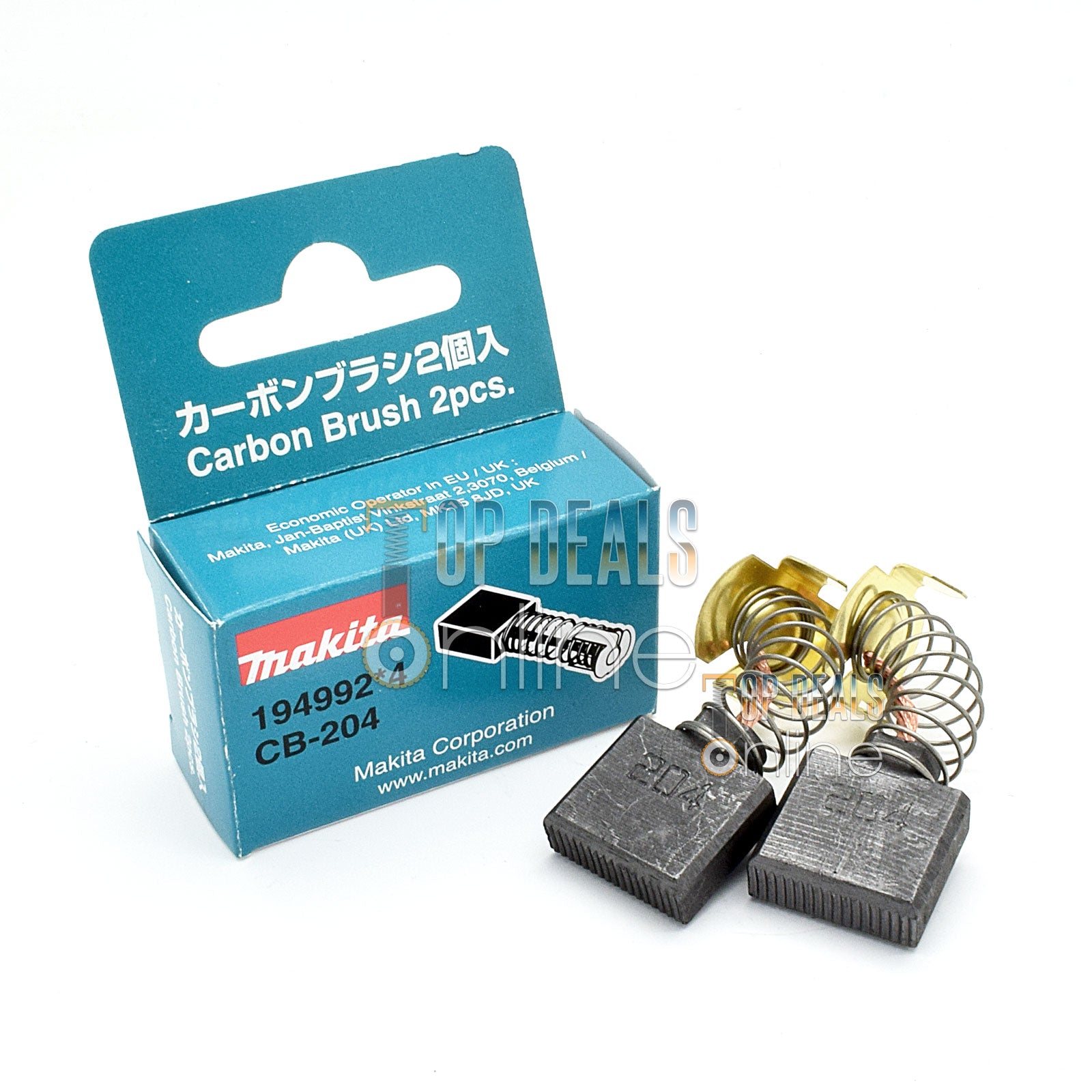 Confezione Da 4 Spazzole Al Carbonio Per Smerigliatrice Angolare Makita GA9020 GA9020KD GA9020S CB204 - Foto 13