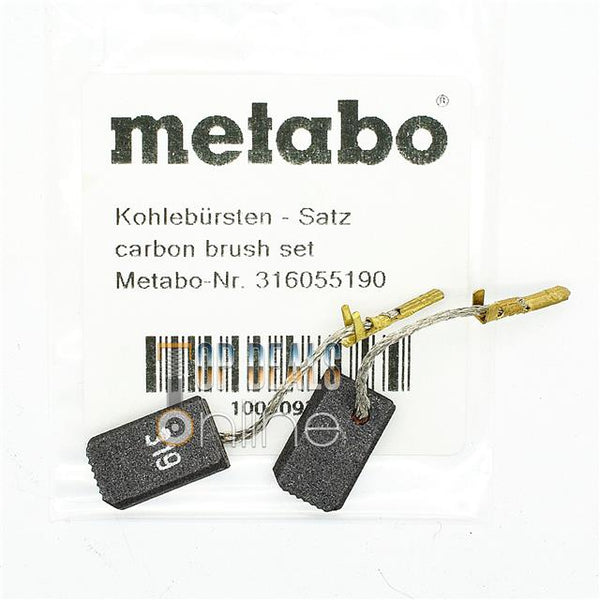 Metabo W 9-115 Carbon Brushes for W 9-100 W 9-125 WP 9-115 W 900-125 WEV 10-125