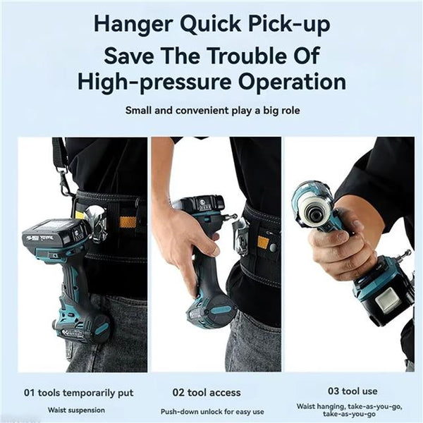 Belt Hook for Dewalt DCD785 Cordless Power Tools Holder Quick Release Aluminium