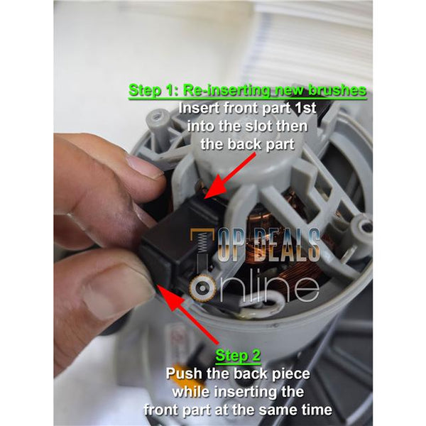Carbon Brushes for TITAN TTB874CSW Circular Saw 165mm 240v 1200w