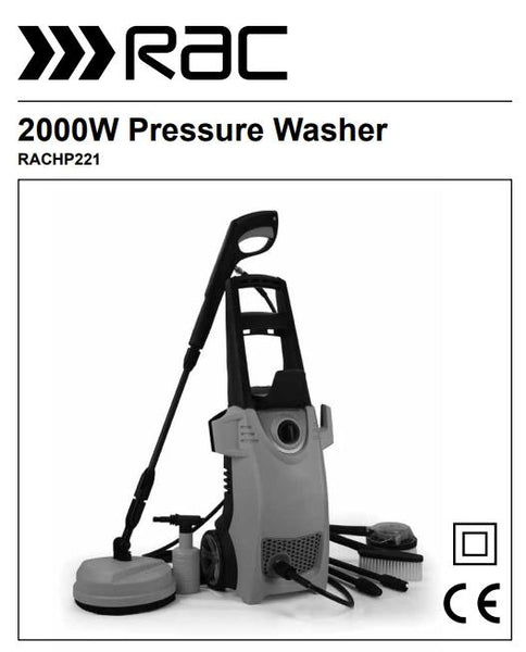 Carbon Brushes for Hilka RAC HP221 High-Power Pressure Washer 2000w 240v