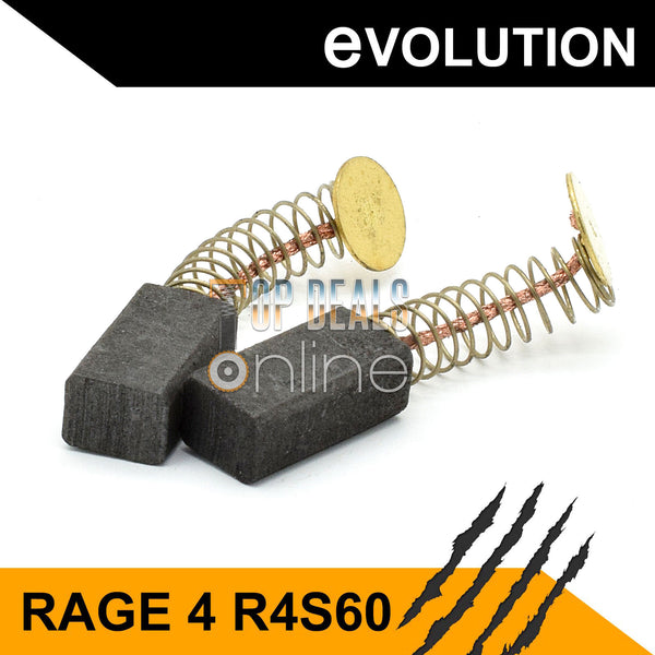 Carbon Brushes for Evolution RAGE 4 Cut Off TCT Chop Saw 185mm
