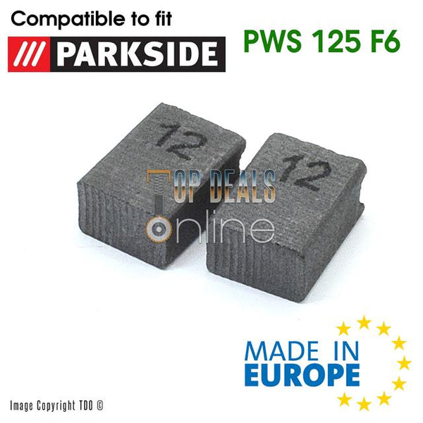 Carbon Brushes for PARKSIDE PWS125 F6 125mm Angle Grinder 240v PWS 125 F6