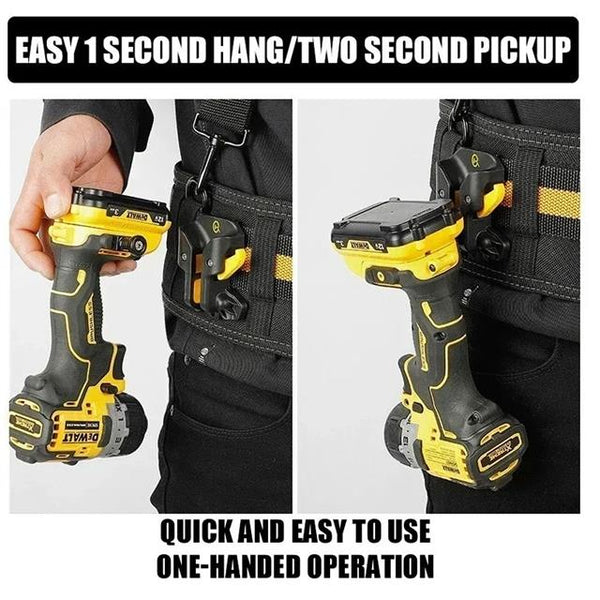 Cordless Power Tool Holster Belt Clip with Quick Release for Makita DeWalt Bosch