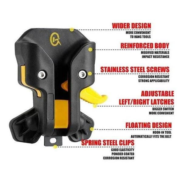 Cordless Power Tool Holster Belt Clip with Quick Release for Makita DeWalt Bosch