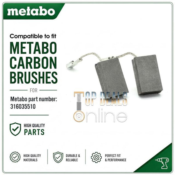 Carbon Brushes for METABO Angle Grinder W7-110 W7-115 W7-115 W7-125 W8-125