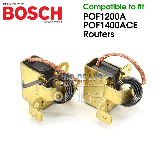 Bosch POF 1200 AE POF 1400 ACE Router Carbon Brushes with Brush Holder