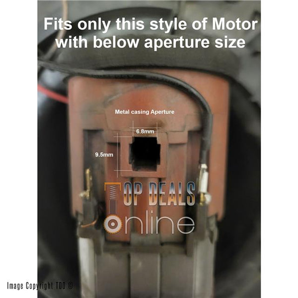 Carbon Brushes for Sealey PC200SD Wet & Dry Vacuum Cleaner with V3 Motor