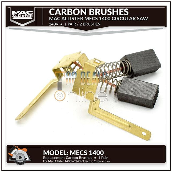 Carbon Brushes Mac Allister MECS1400 1400W Circular Saw 240V B&Q Pair