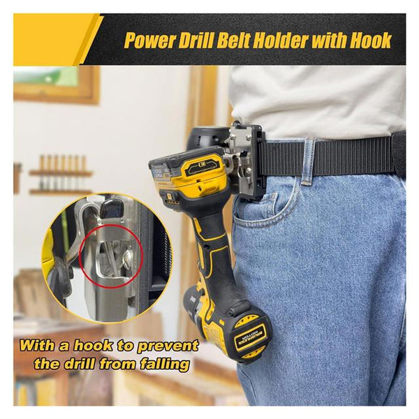 Makita Dewalt Drill Holster Belt Clip on Tool Belt for Cordless Power Tools