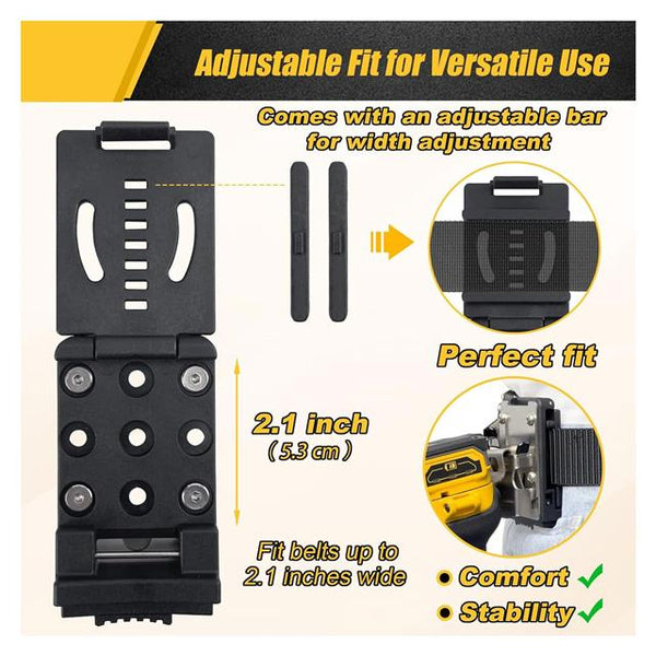 Makita Dewalt Drill Holster Belt Clip on Tool Belt for Cordless Power Tools