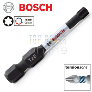 Genuine Bosch T25 Torx Screwdriver Bit 50mm Impact Control Torsion Bit