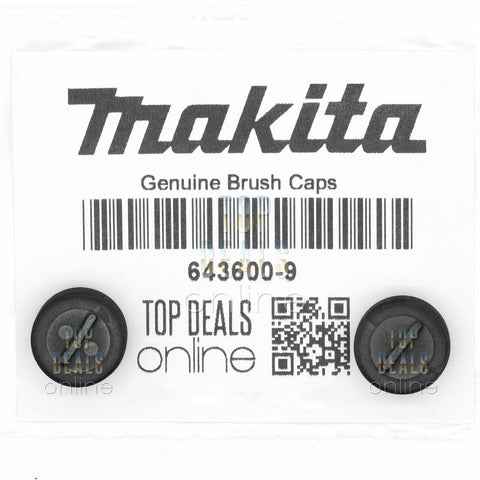 Genuine Makita 643600-9 Carbon Brush Caps 1100 4014NV 4105KB 5801B 6906 9005