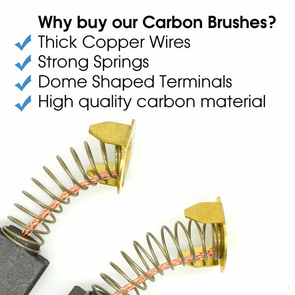 Carbon Brushes for Titan SF210JSL Mitre Saw 210mm