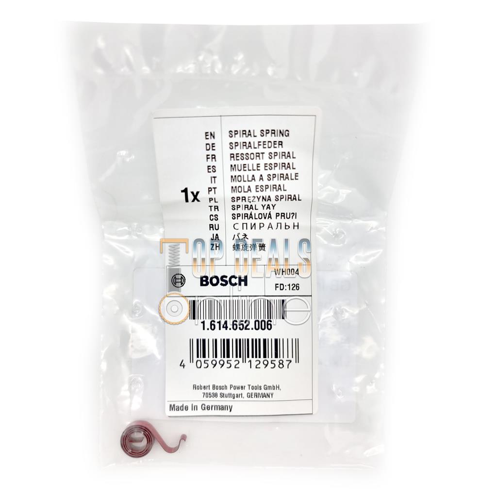 Bosch Carbon Brush Spiral Spring For GBH 36 V-LI GBH 36 VF-LI 11536 VS - Foto 11
