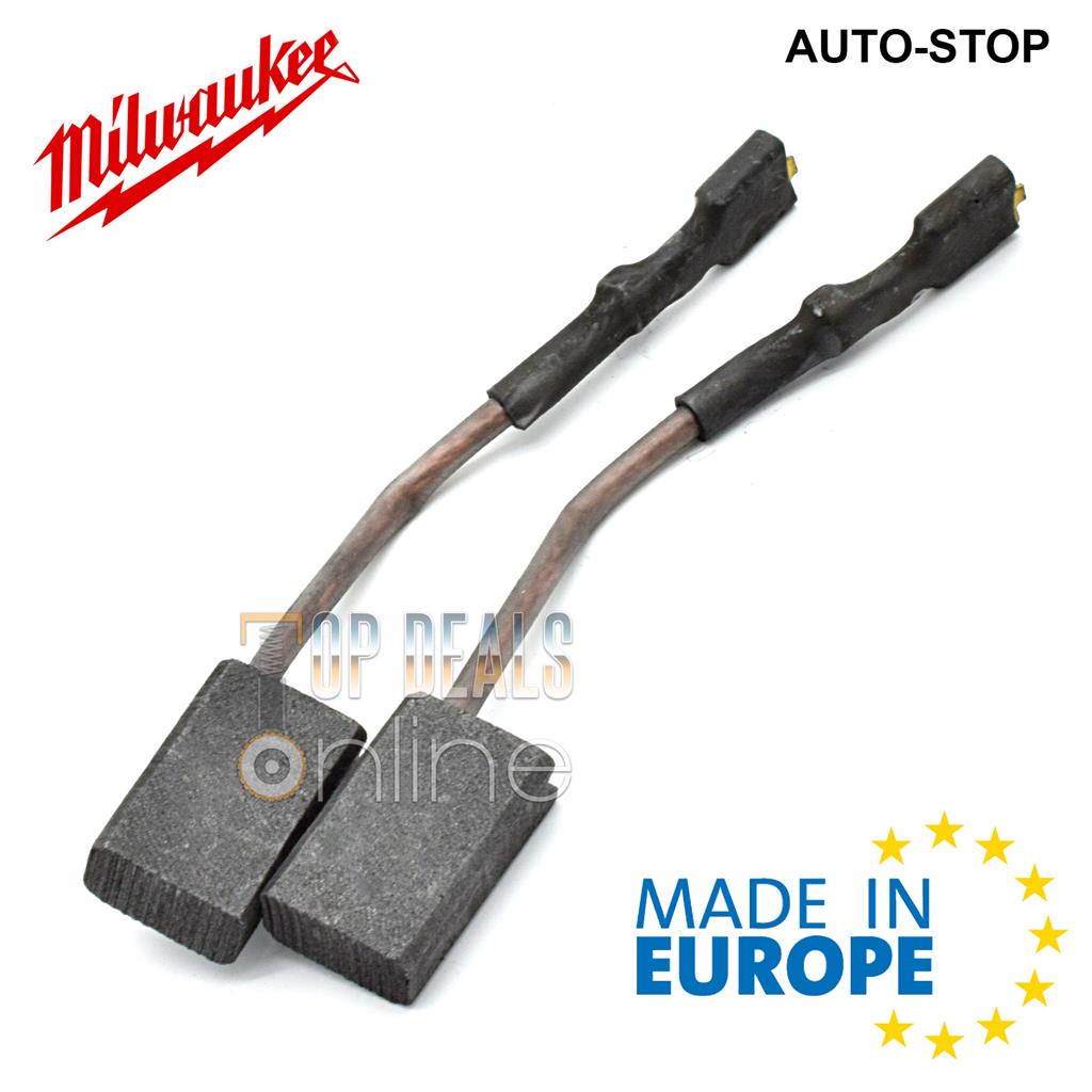 Milwaukee Carbon Brushes for AP12QE AP12E AS12E AG13-125X AG16-125XE A