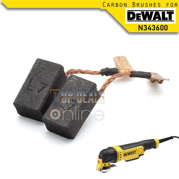 DeWalt Carbon Brushes for DWE315 DWE314 Oscillating Multi Tool N343600 240v
