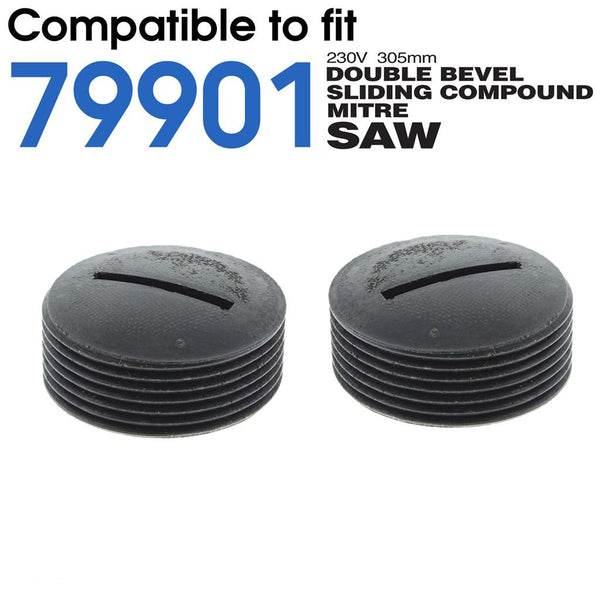Draper Expert 79901 Carbon Brush Caps (1 Pair) 305mm Double Bevel Sliding Mitre Saw