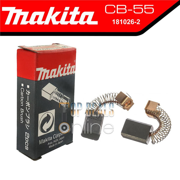 GENUINE Makita CB55 Carbon Brushes for 6701B JR3000V UH6300 JR3000VT UH4500