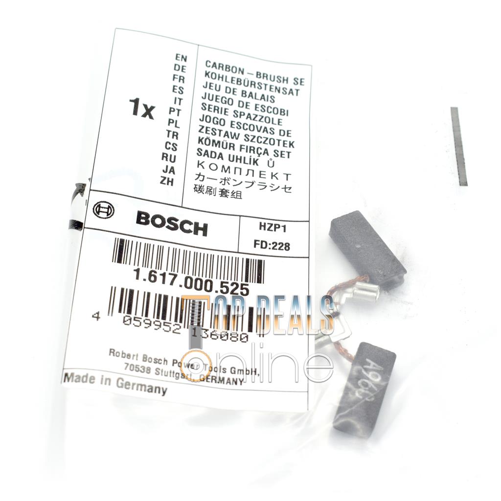 GENUINE Bosch GBH 2-26DFR GBH 2-26DRE GBH 2-22 E GBH 2-22RE Carbon Brushes 1617000525
