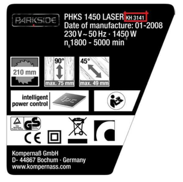 Carbon Brushes for PARKSIDE PHKS 1450 Laser Circular Saw