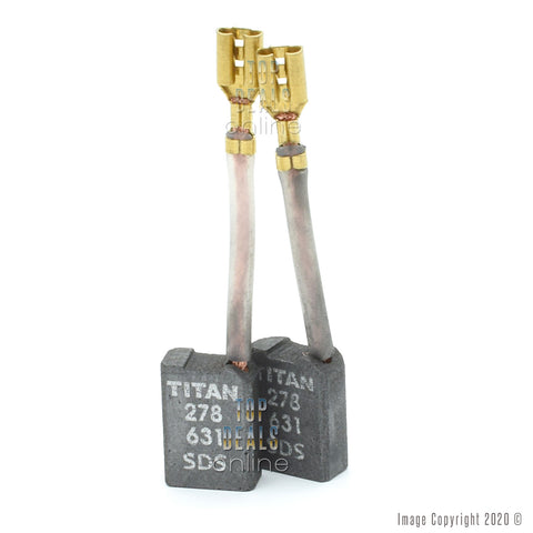 Carbon Brushes for TITAN TTB572SDS and TTB571SDS+ Hammer Drill